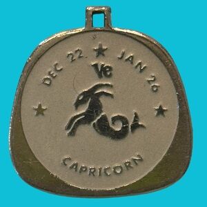 Capricorn Pendant Charm ‎ Marked Japan